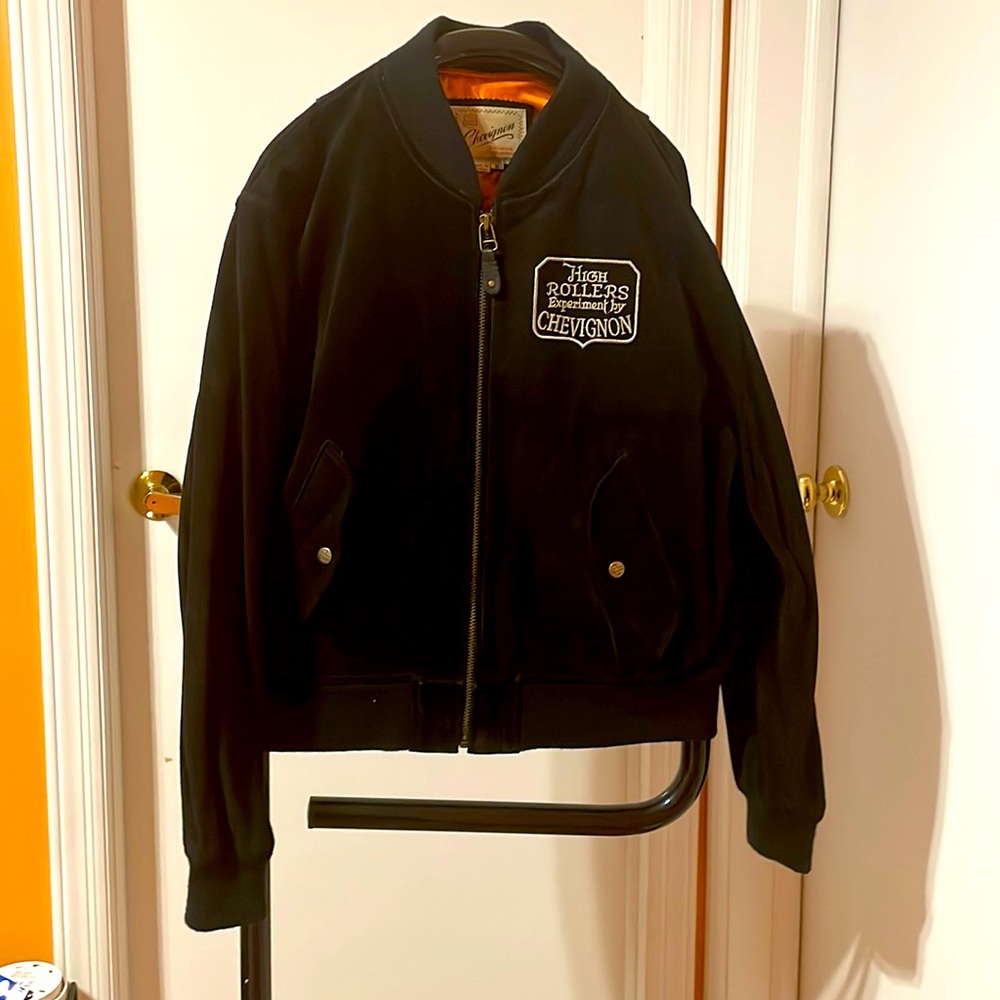 Women’s vintage suede Chevignon jacket sz m